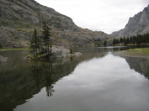Elk Lake, facing the inlet
