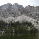 Mt. Rearguard, and the north shore of Lost Lake