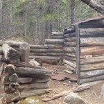 Log Cabin on Trail