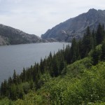 Mystic Lake from Trail