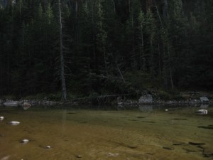 Outlet of Slough Lake, a Great Fishing Spot