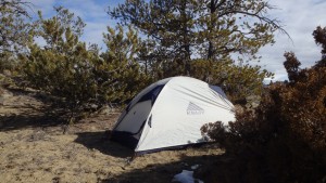 Campsite at Bobcat Pass
