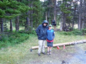 Rain gear is crucial on the trail, bad weather can strike at any time.
